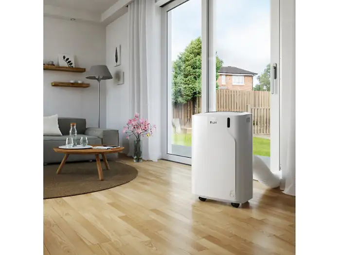 Aire acondicionado portátil - De'Longhi Pinguino PACEMK82, 2350 frig/h, 2.4kW, 80m³, 3 en 1, Función deshumidificador, 63dB, Gas Eco-Friendly, Blanco - Imagen 4